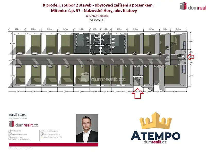 Prodej ubytovacího zařízení 500 m², Nalžovské Hory – náhled fotky 3