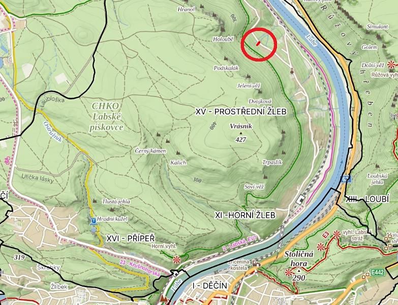 Prodej pozemku 242 m², Děčín – fotka 1 z 3
