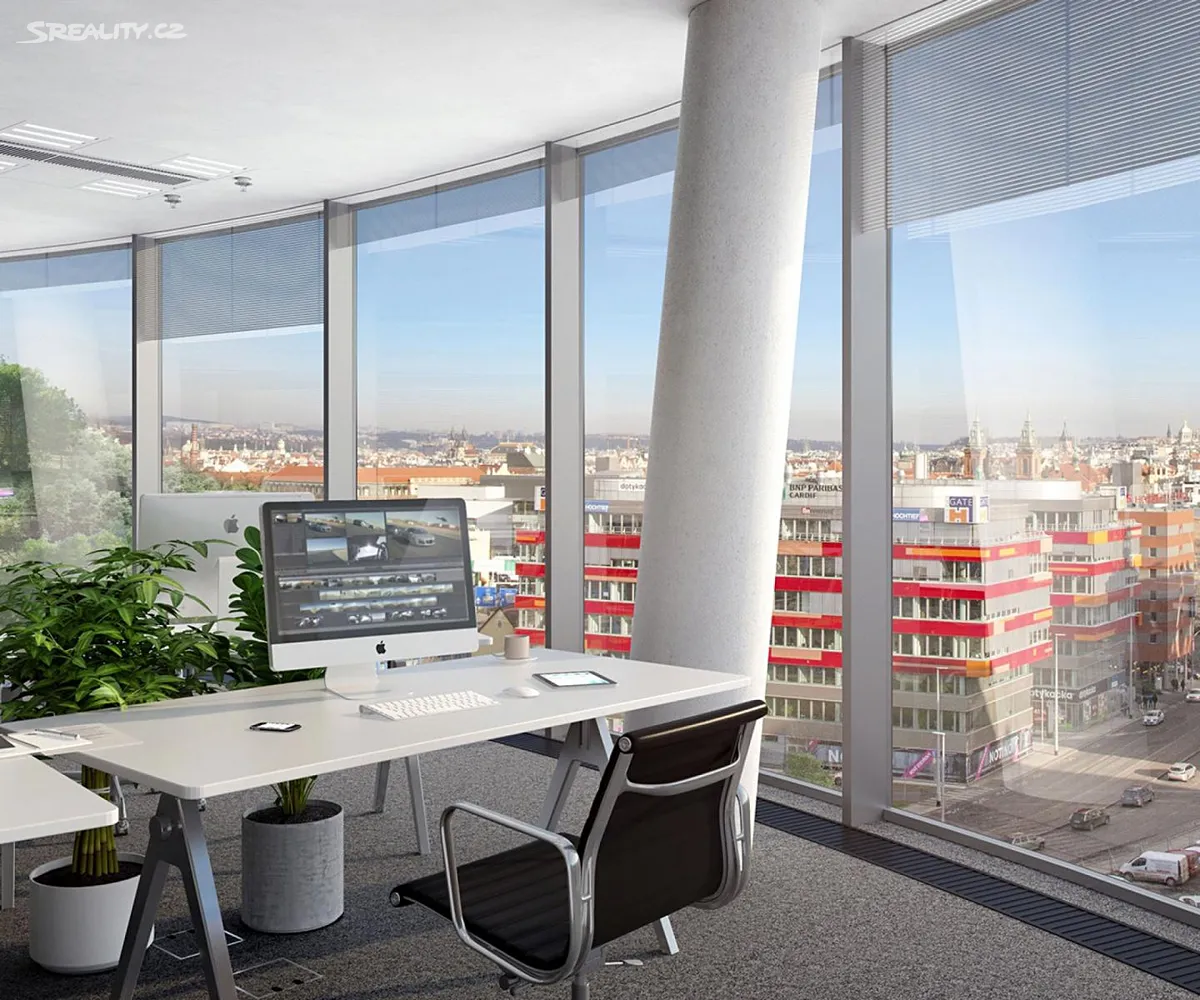 Pronájem kanceláře 454 m² – pohled 2
