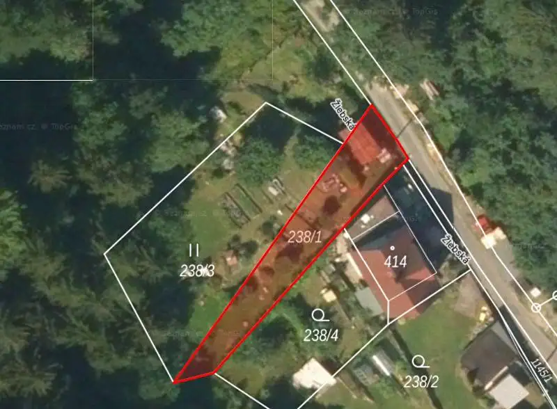 Prodej pozemku 242 m², Děčín – náhled fotky 2