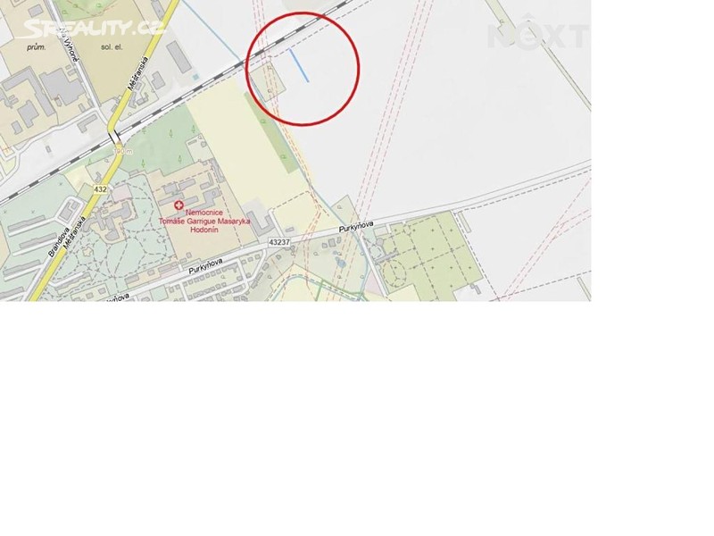 Prodej  pole 432 m² – pohled 3