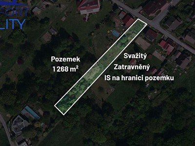 Prodej  stavebního pozemku 1 268 m² — photo 2