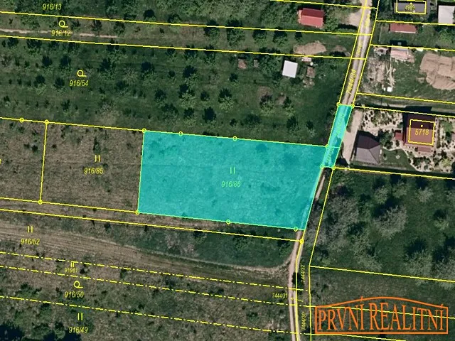 Prodej stavebního pozemku 1177 m²