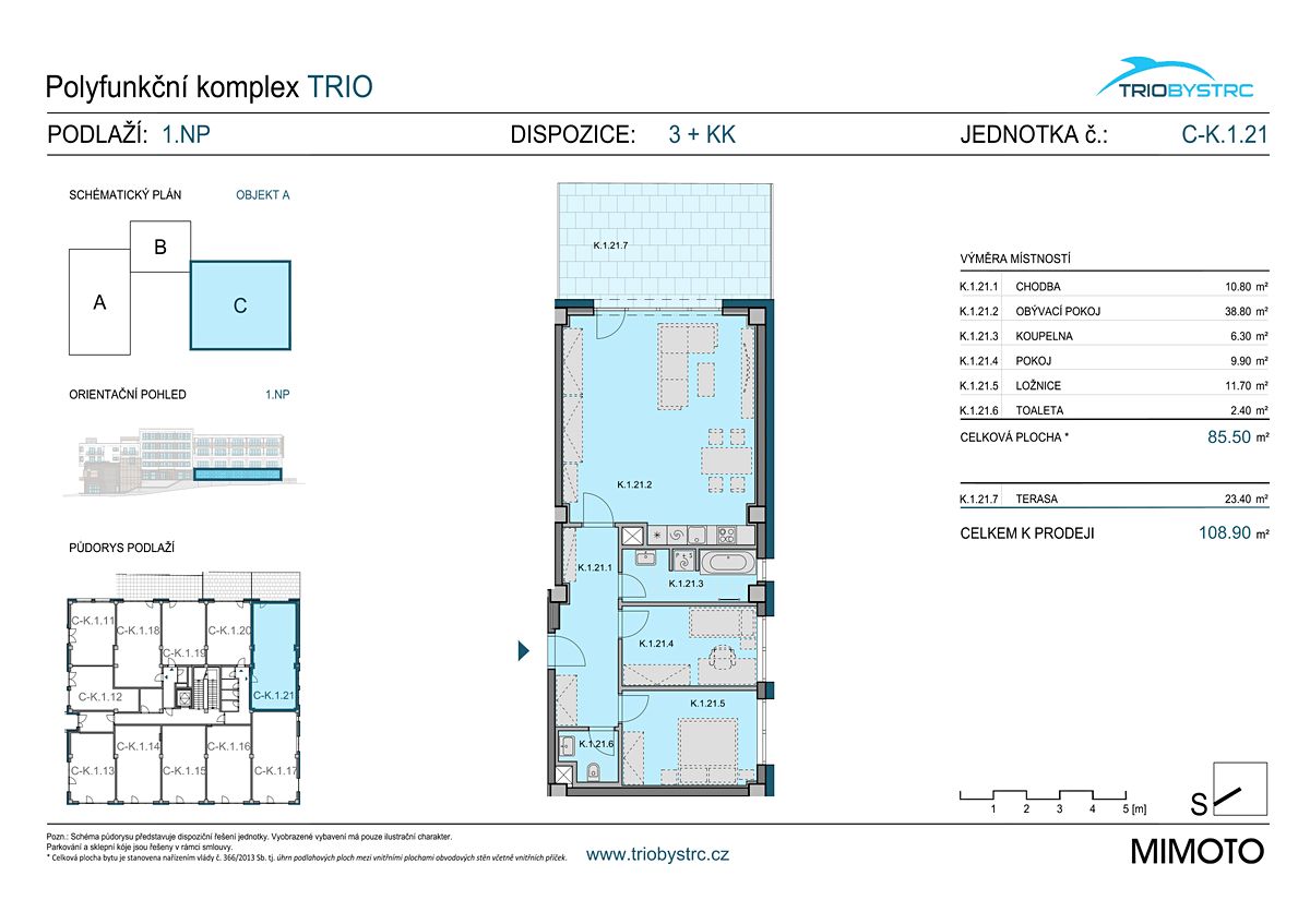 Prodej bytu 3+kk 86 m² – fotografie 5