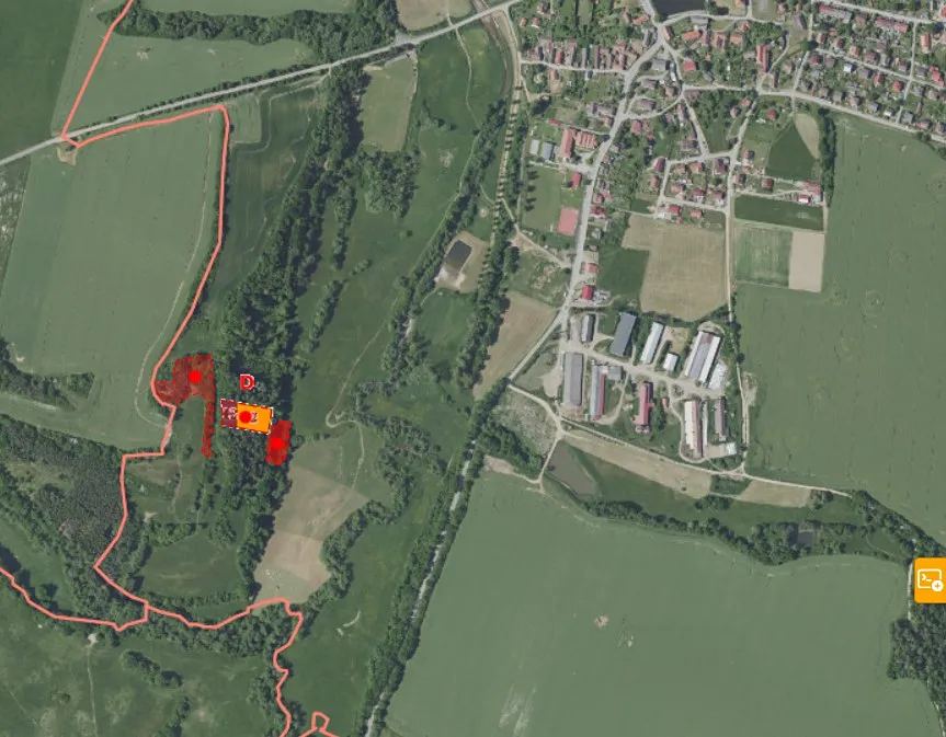 Prodej lesa 8755 m²