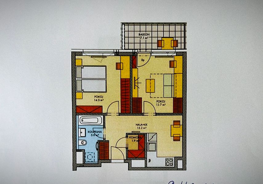 Prodej bytu 2+kk 60 m²