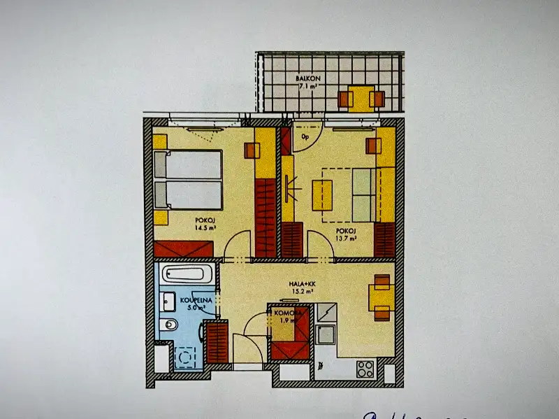 Prodej bytu 2+kk 60 m², Praha – náhled fotky 2