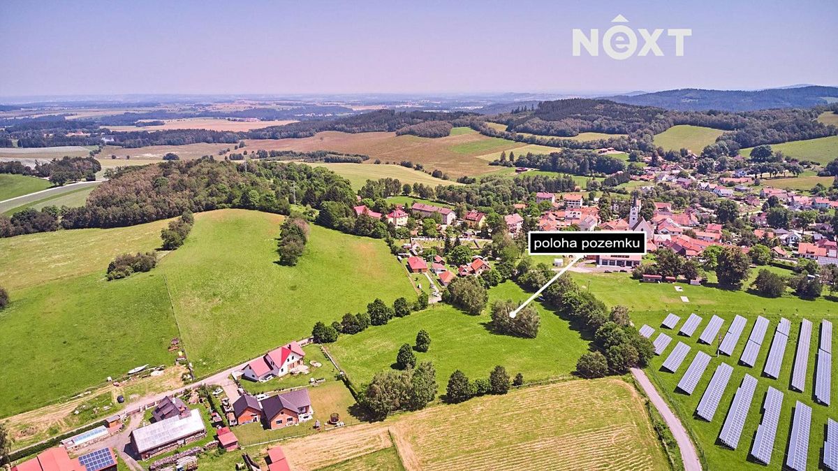 Prodej stavebního pozemku 1344 m², Přídolí – fotka 1 z 3