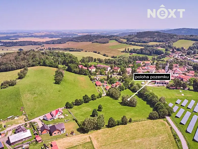 Prodej stavebního pozemku 1344 m², Přídolí – náhled fotky 1