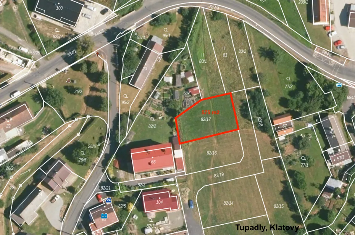Prodej stavebního pozemku 575 m²