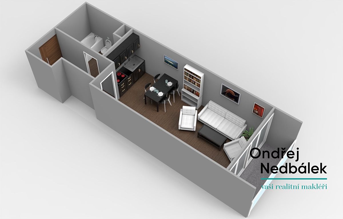 Prodej bytu 1+kk 29 m² – fotografie 2