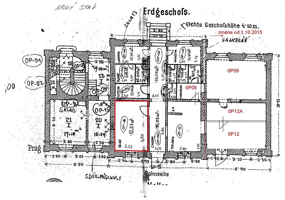 Pronájem kanceláře 12 m² – fotografie 3