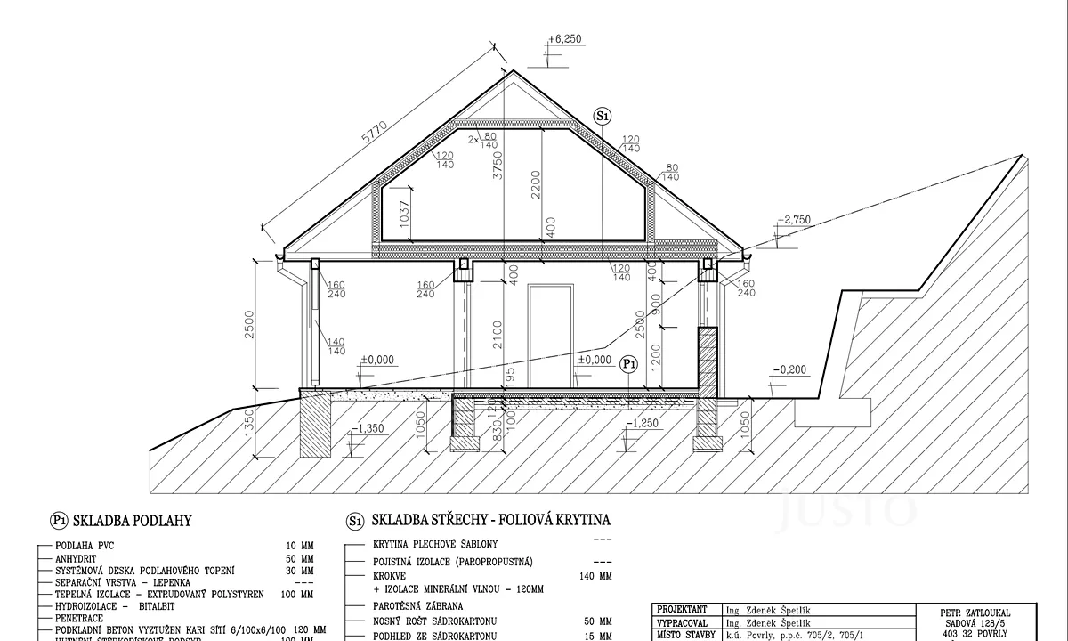 Prodej stavebního pozemku 2519 m² – pohled 3