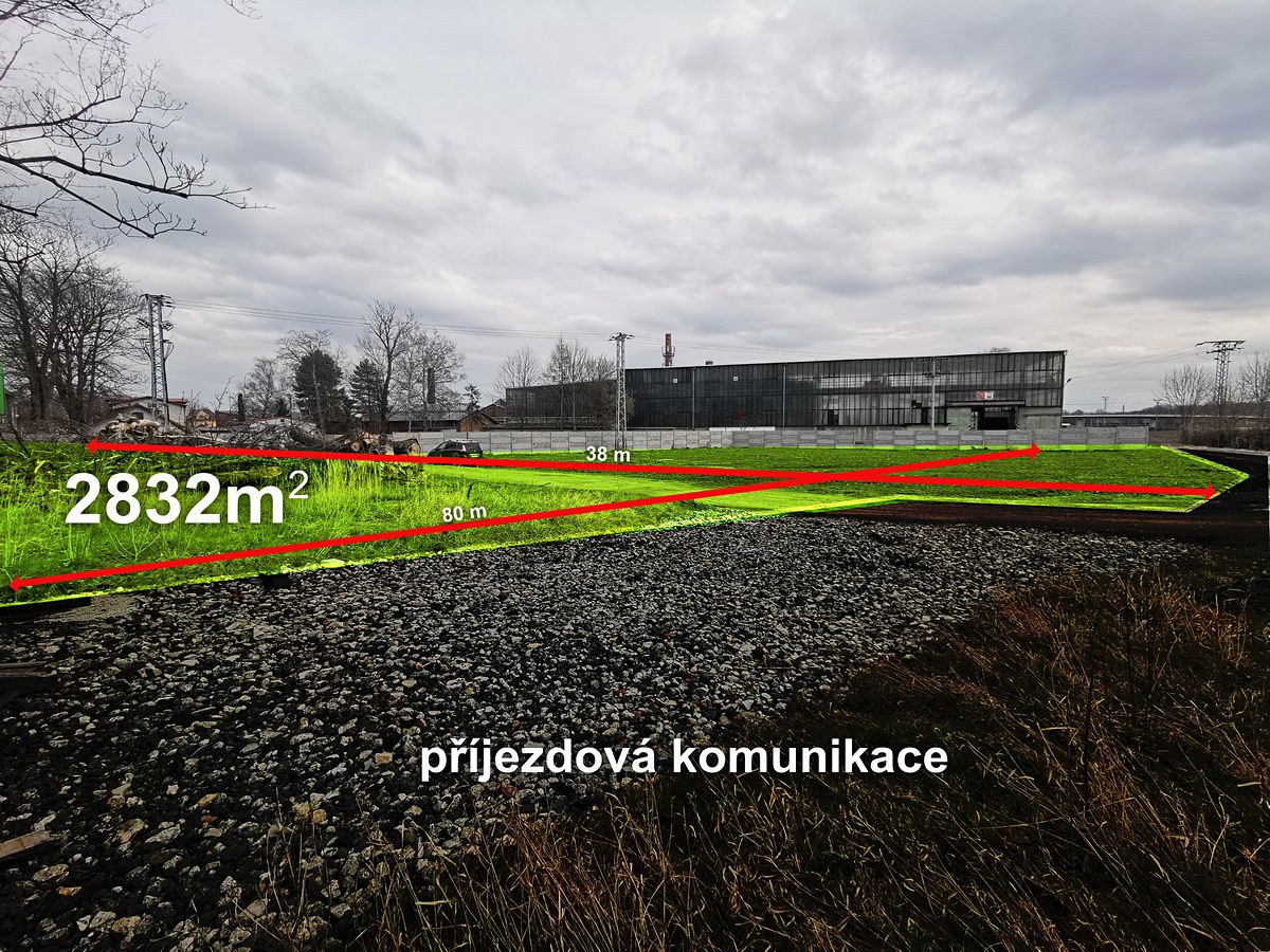 Prodej komerčního pozemku 2832 m² – fotografie 2