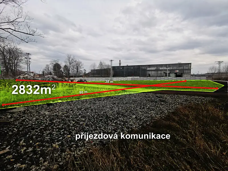 Prodej komerčního pozemku 2832 m², Ostrava – náhled fotky 2