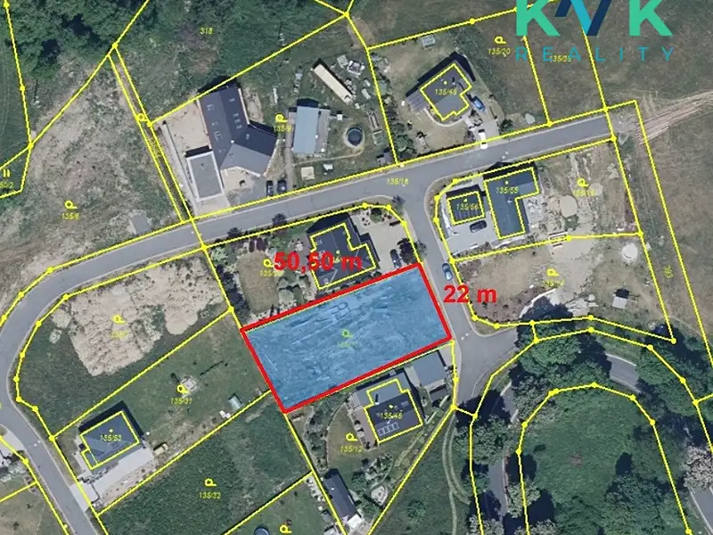 Prodej stavebního pozemku 1088 m², Kolová – náhled fotky 1