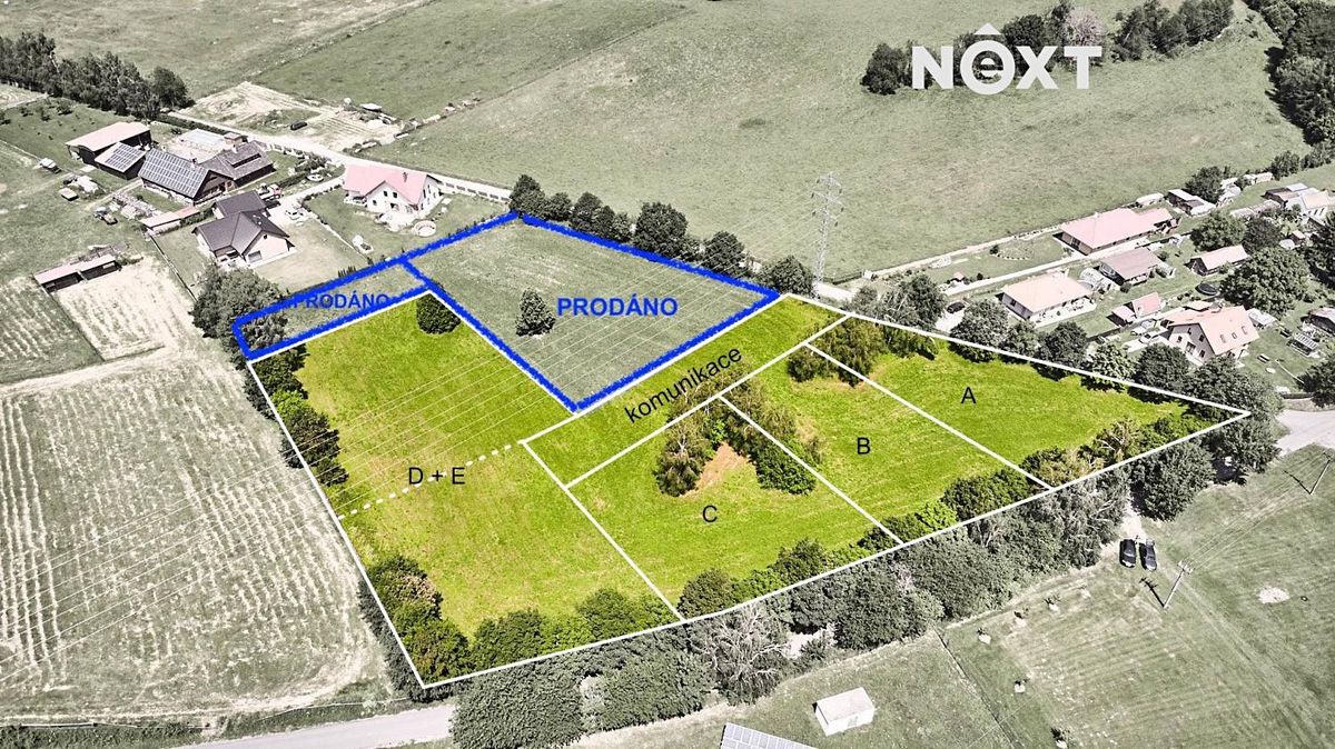 Prodej stavebního pozemku 1137 m², Přídolí – fotka 1 z 3