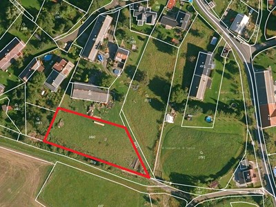 Prodej  stavebního pozemku 2 085 m²