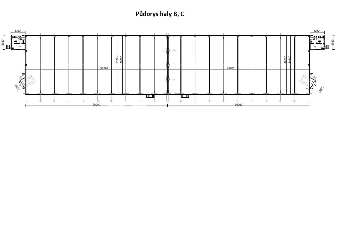 Pronájem výrobní haly, prostoru 1481 m² – pohled 5
