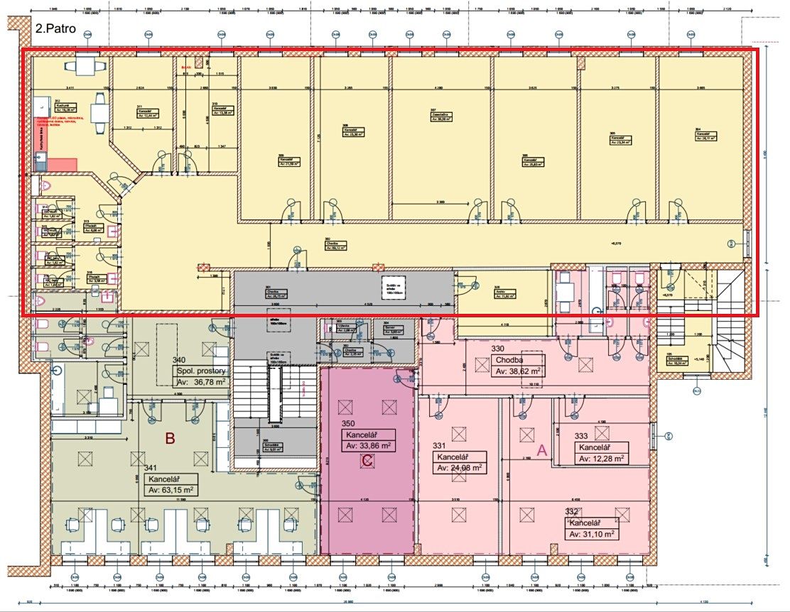 Pronájem kanceláře 293 m², Sedliště – fotka 1 z 3