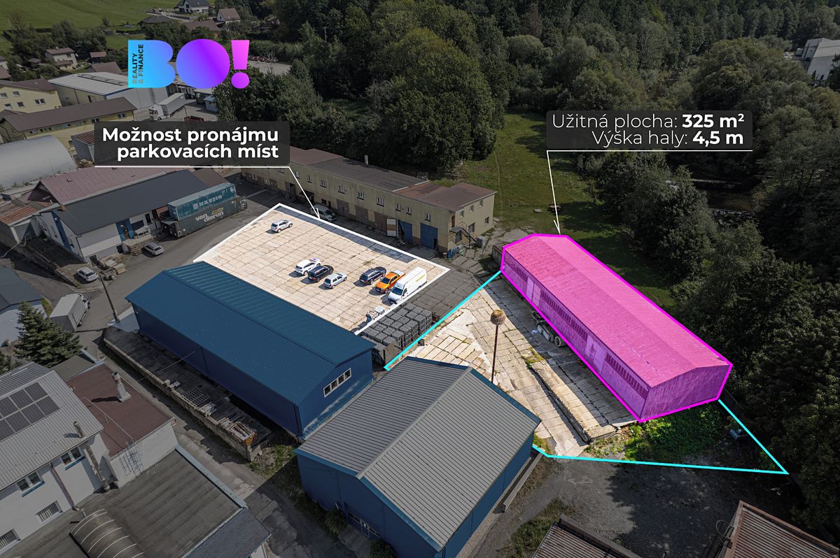 Pronájem skladového prostoru 325 m², Jablunkov – fotka 1 z 3