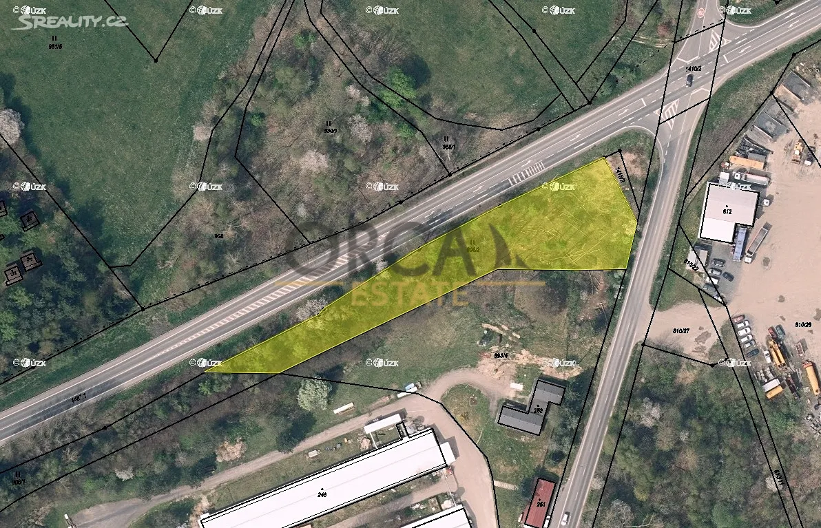Prodej podílu 9/16 komerčního pozemku 1803 m²