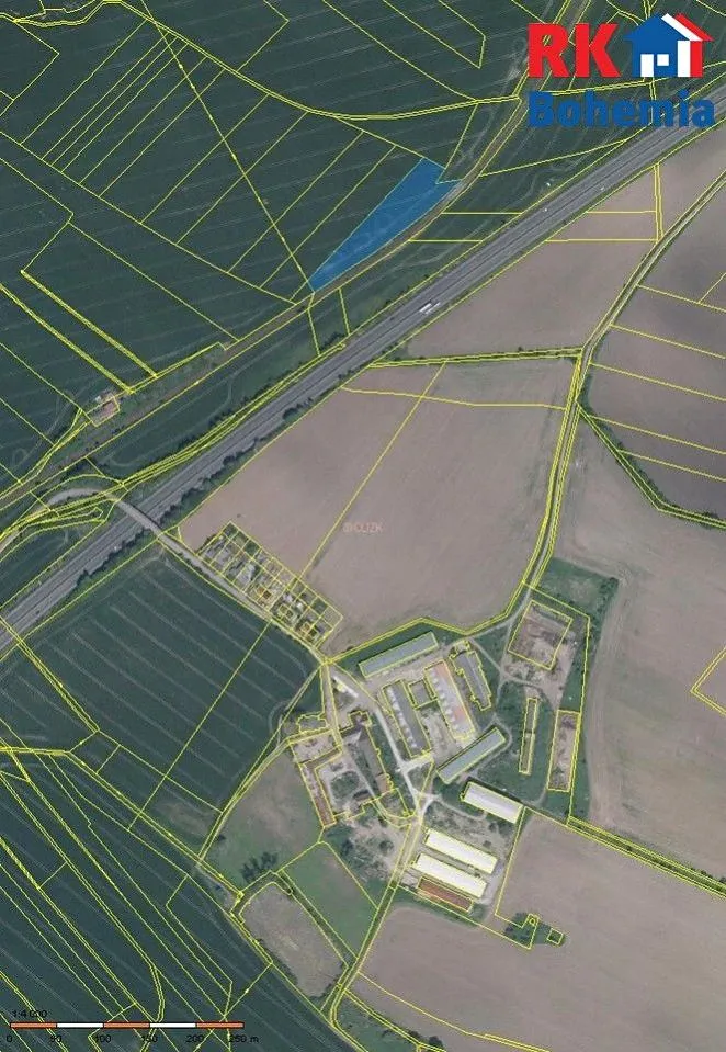 Prodej pole 1543 m²