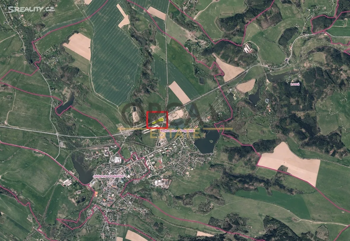 Prodej podílu 9/16 komerčního pozemku 1803 m² – pohled 3