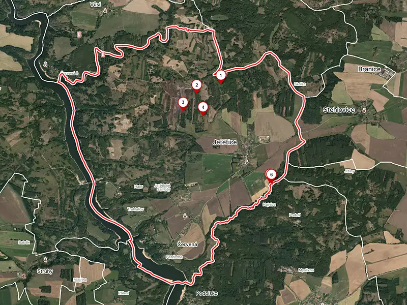 Prodej lesa 79500 m², Jetětice – náhled fotky 2