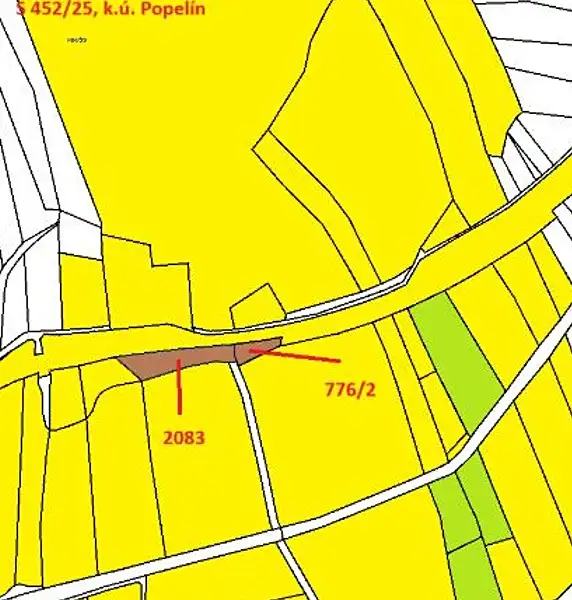 Prodej lesa 2730 m², Popelín – náhled fotky 3