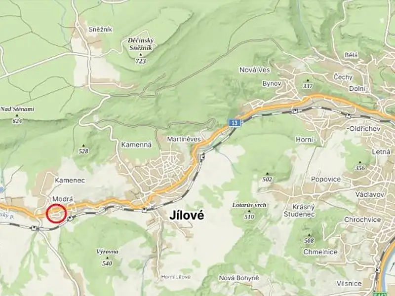 Prodej pozemku 577 m², Jílové – náhled fotky 3