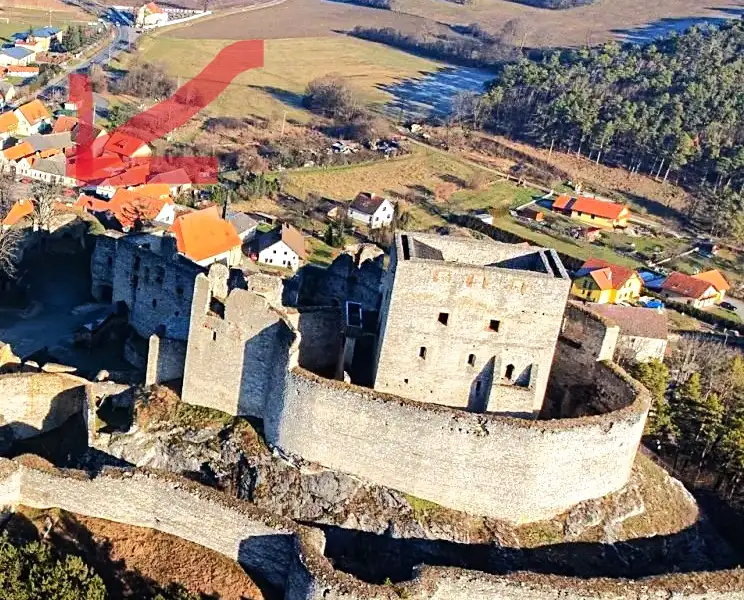 Prodej stavebního pozemku 1395 m², Rabí – náhled fotky 1