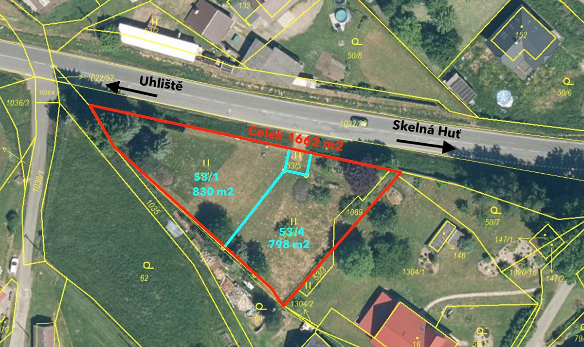 Prodej stavebního pozemku 1662 m² – fotografie 5
