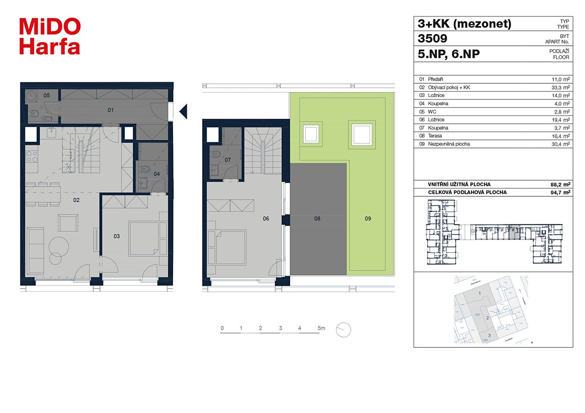 Prodej bytu 3+kk 95 m² – fotografie 4