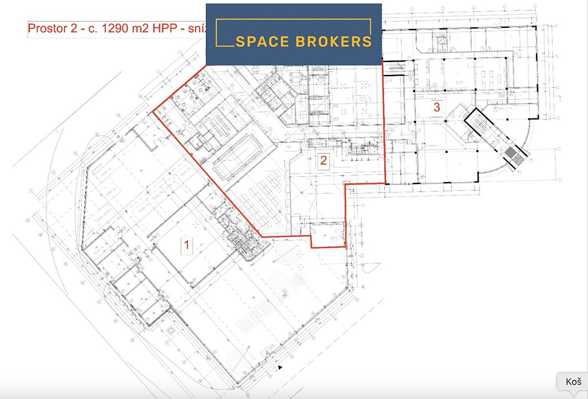 Pronájem obchodního prostoru 1290 m² – fotografie 2