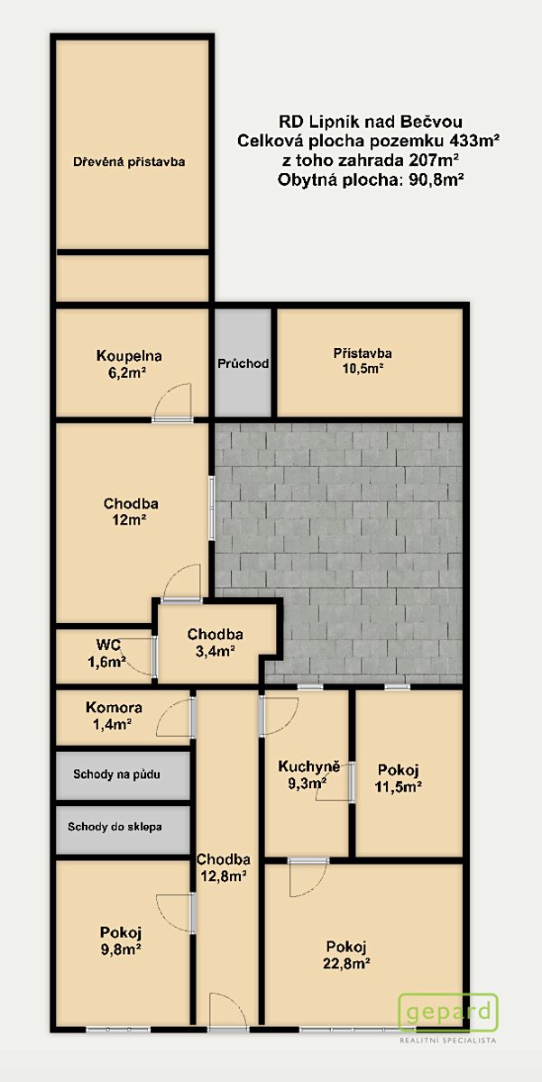 Prodej rodinného domu 106 m², pozemek 227 m² – fotografie 4