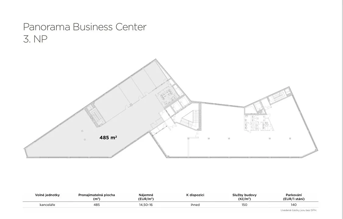 Pronájem kanceláře 485 m² - View 3