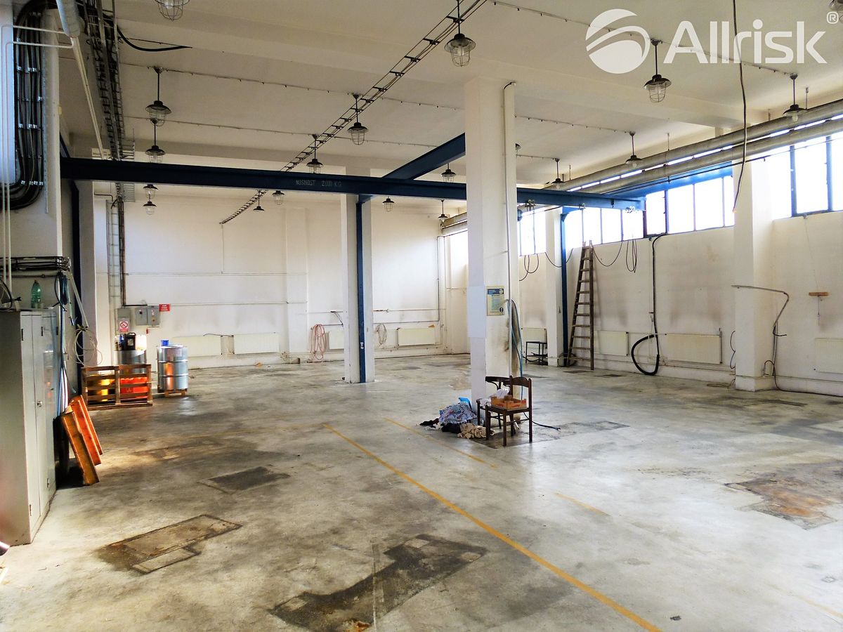 Pronájem výrobní haly, prostoru 900 m²
