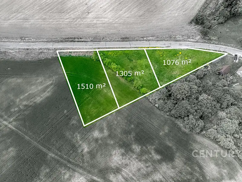 Prodej stavebního pozemku 1510 m², Chrást – náhled fotky 3