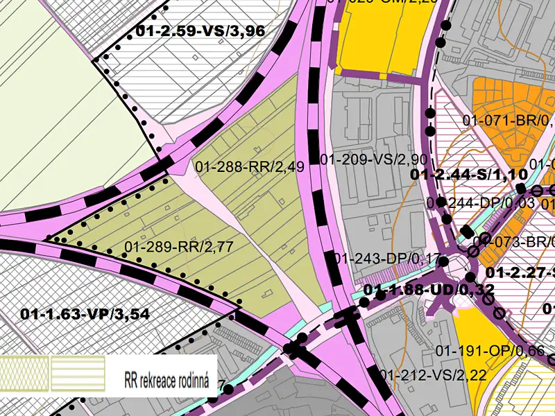 Prodej stavebního pozemku 770 m², Přerov – náhled fotky 3