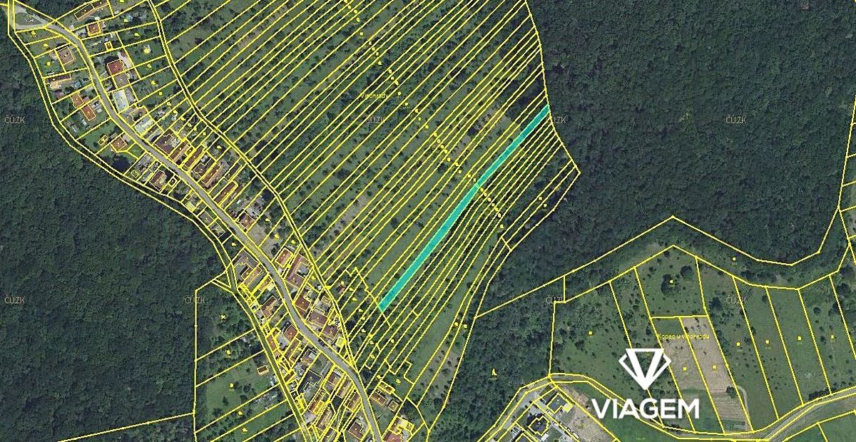 Prodej zahrady 1092 m², Prakšice – fotka 1 z 3