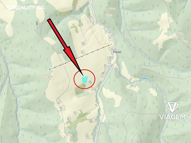 Prodej podílu 1/3  pole 750 m² - Bilde 4