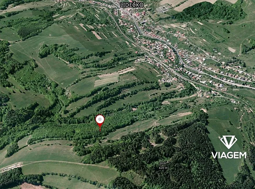 Prodej podílu 3/7 lesa 1248 m²