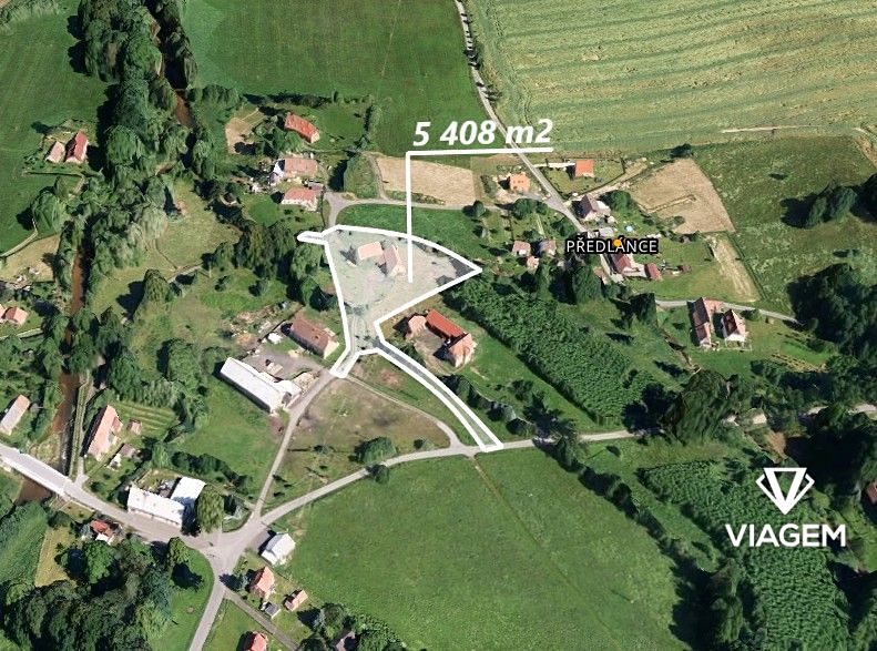 Prodej stavebního pozemku 5408 m²