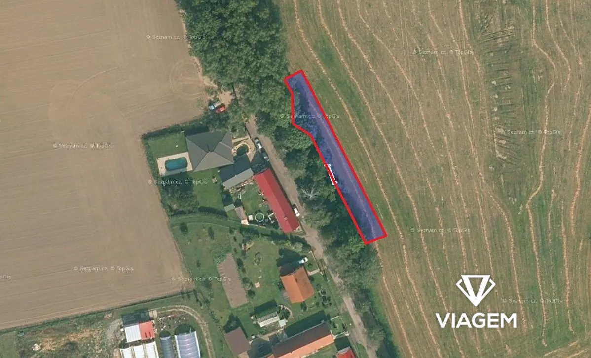 Prodej pole 849 m²
