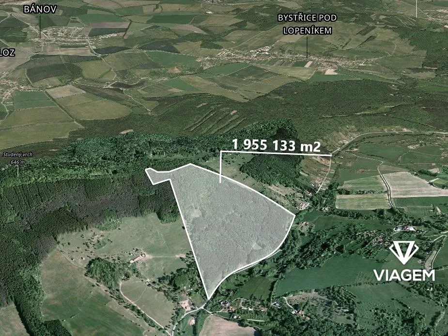 Prodej podílu 5/127 lesa 76973 m²