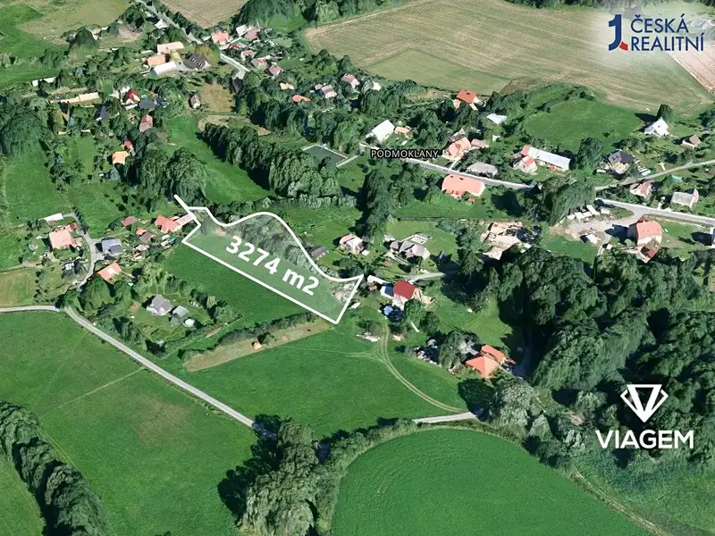 Prodej zahrady 3274 m², Podmoklany – náhled fotky 1