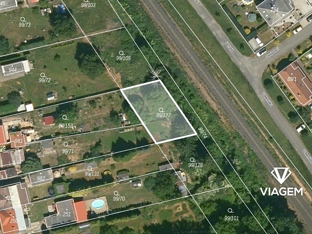 Prodej zahrady 398 m², Měšice – fotka 1 z 3