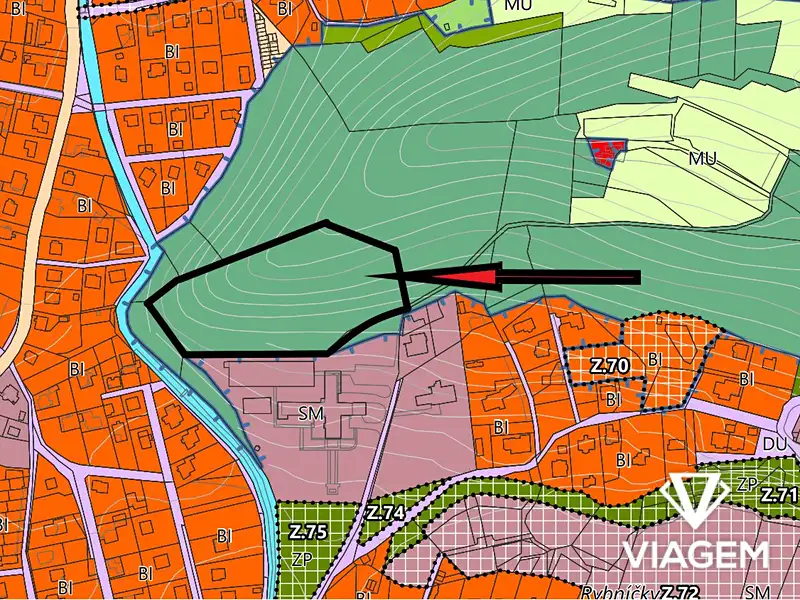 Prodej lesa 16307 m², Rožnov pod Radhoštěm – náhled fotky 2