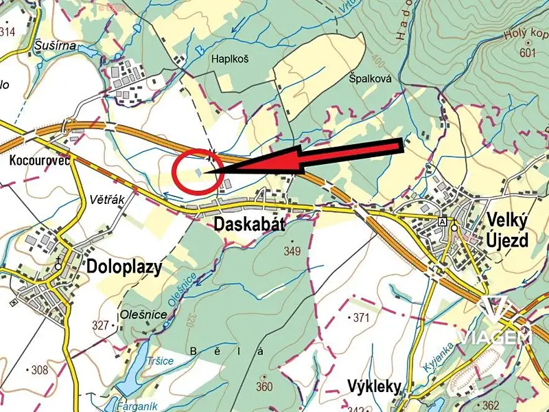 Prodej pole 4277 m², Daskabát – náhled fotky 3